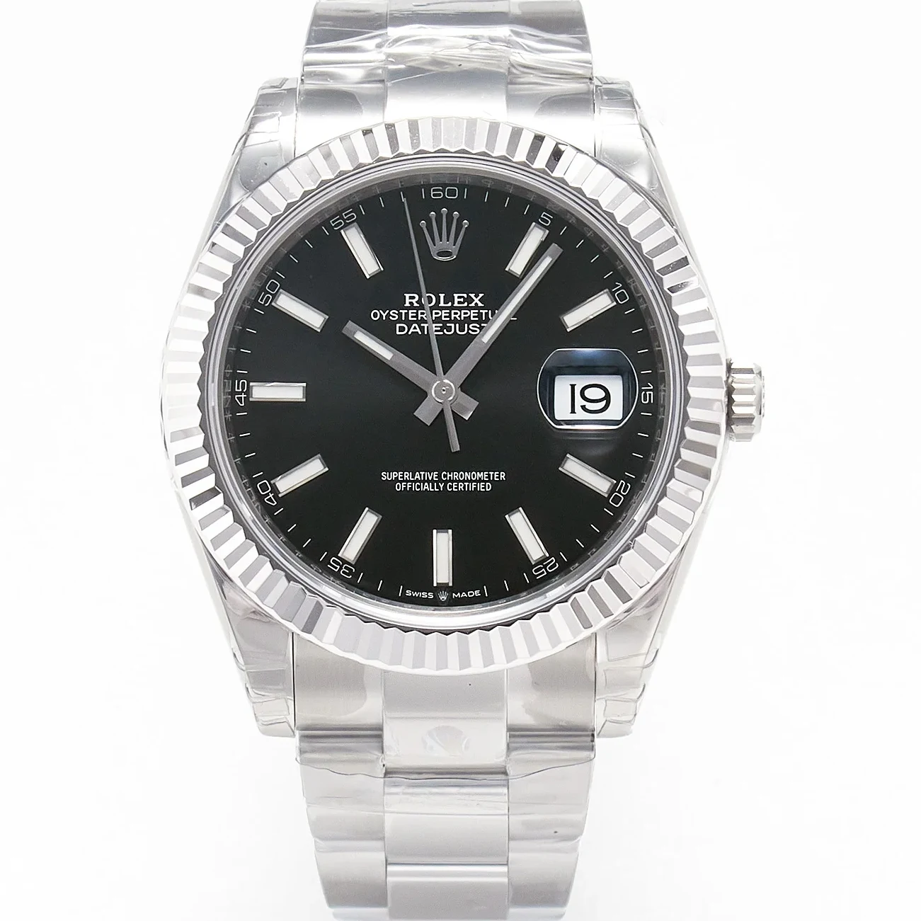 DateJust 41 126334 904L SS VSF 1:1 Best Edition Black Dial on Oyster Bracelet VS3235 V2 (133g)