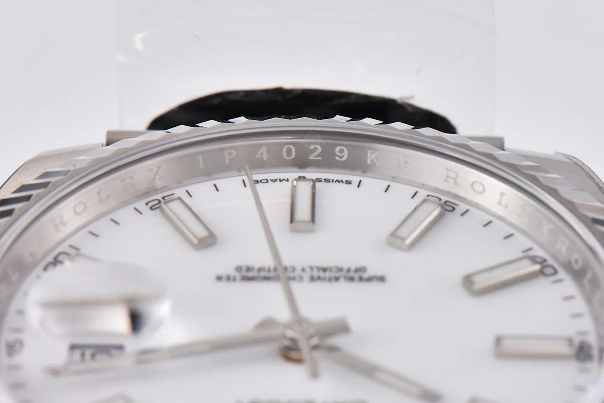 Datejust 41 126334 White Dial Stick Markers on Jubilee Bracelet