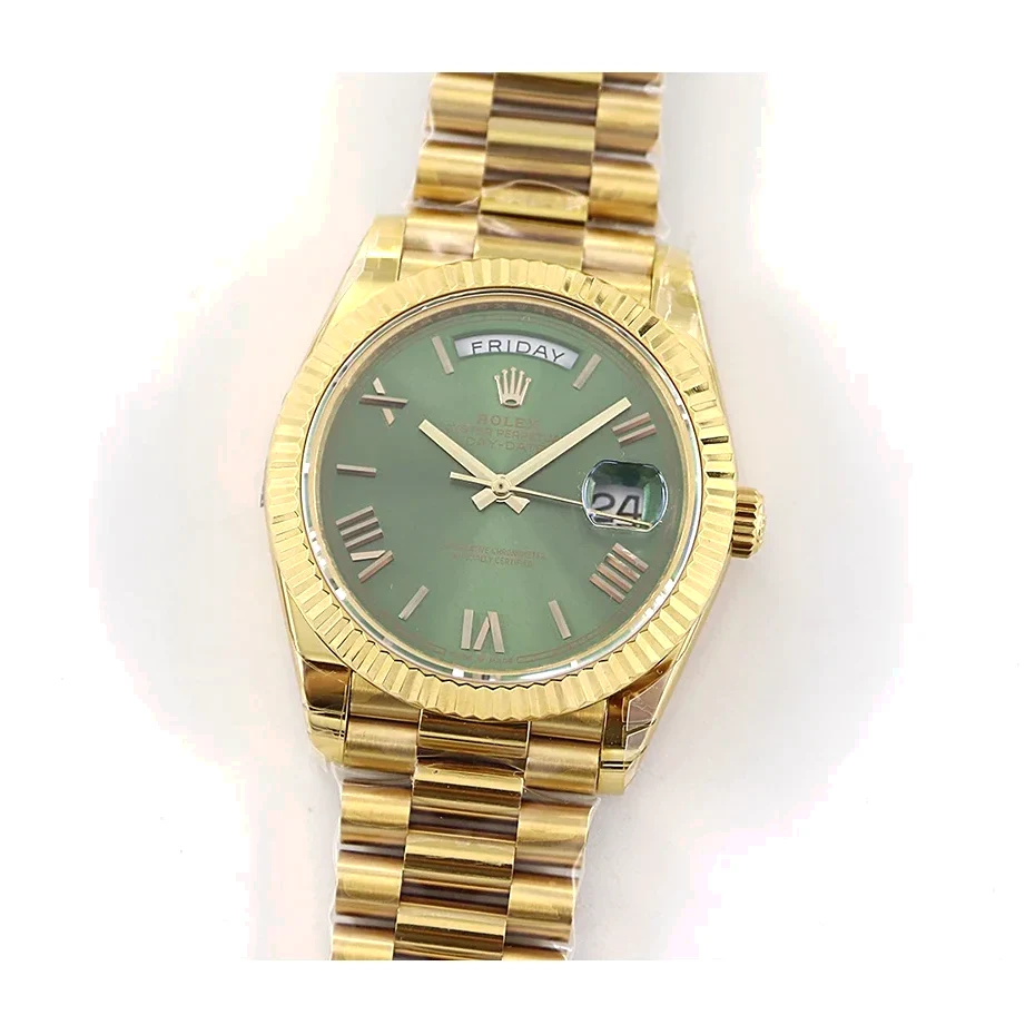 Day-Date 40 228238 Green Dial in Yellow Gold