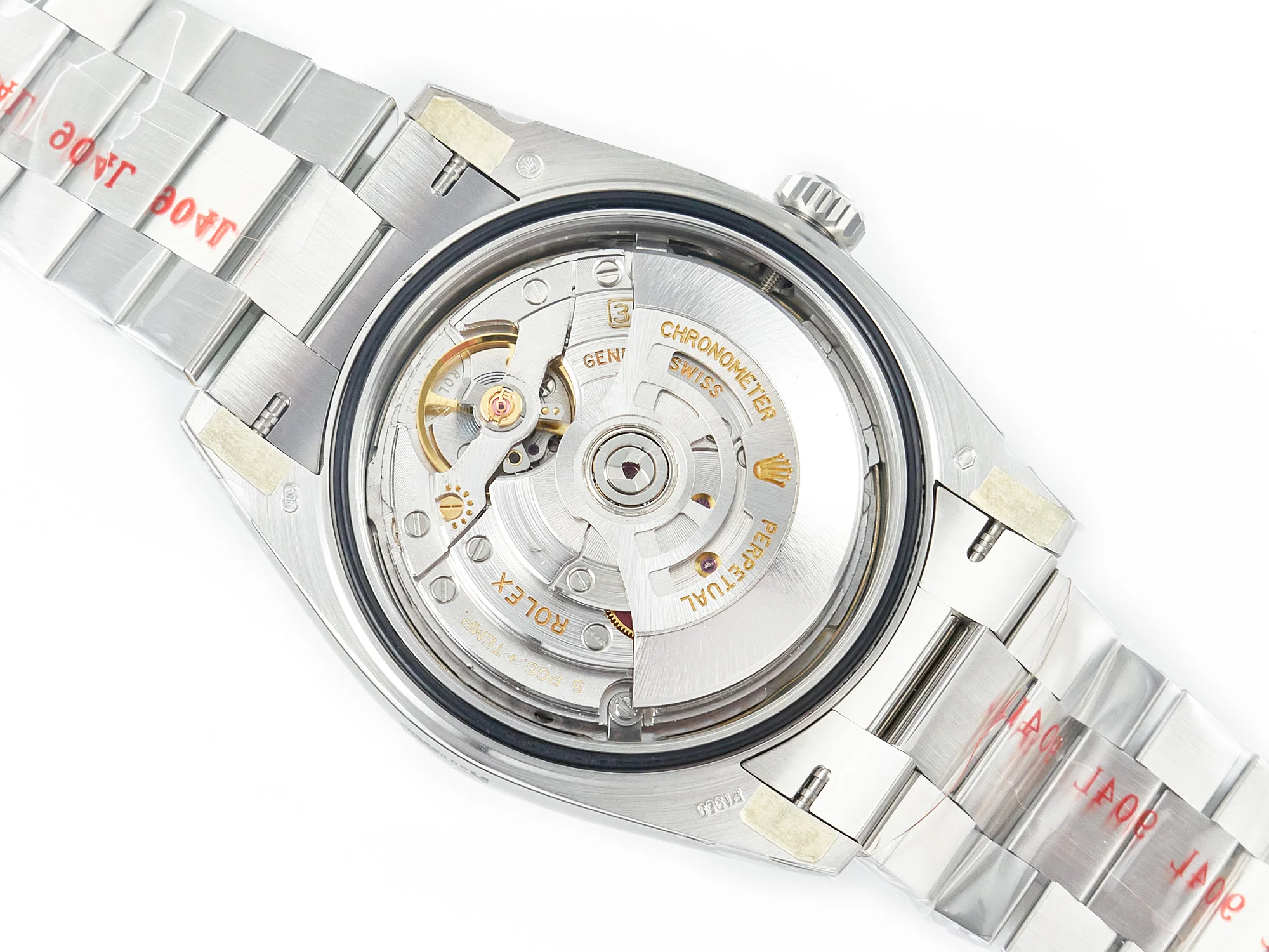 DayDate 40 228239 ARF 904L Steel Grey Stick Dial on President Bracelet VR3255