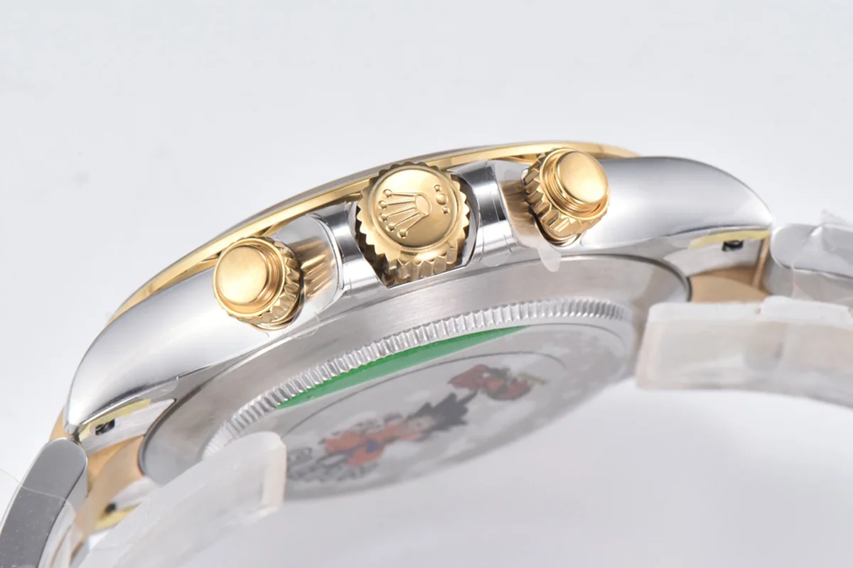 Daytona 116503LN White Dial with Diamond Marker in Steel/Yellow Gold