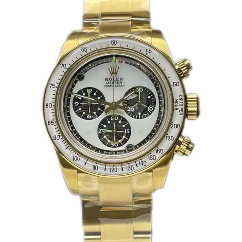Daytona 116508 Neon Artisans de Genève Unveils White Dial in Yellow Gold