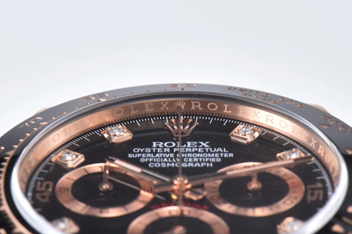 Daytona 116515LN Black Dial in Everose Gold