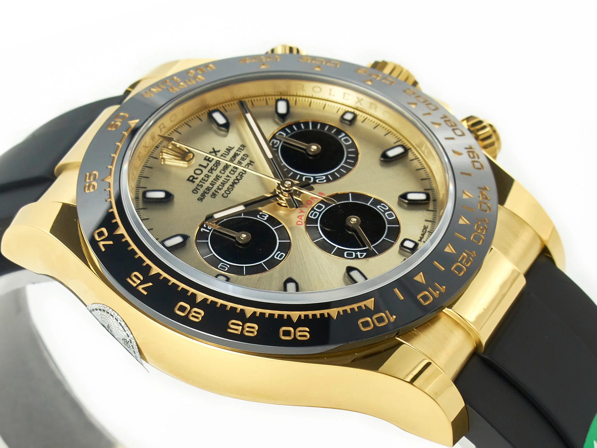 Daytona 116518 APS 1:1 Best Edition 904L SS Case YG Dial on Oysterflex Strap SH4130 (Gain Weight)