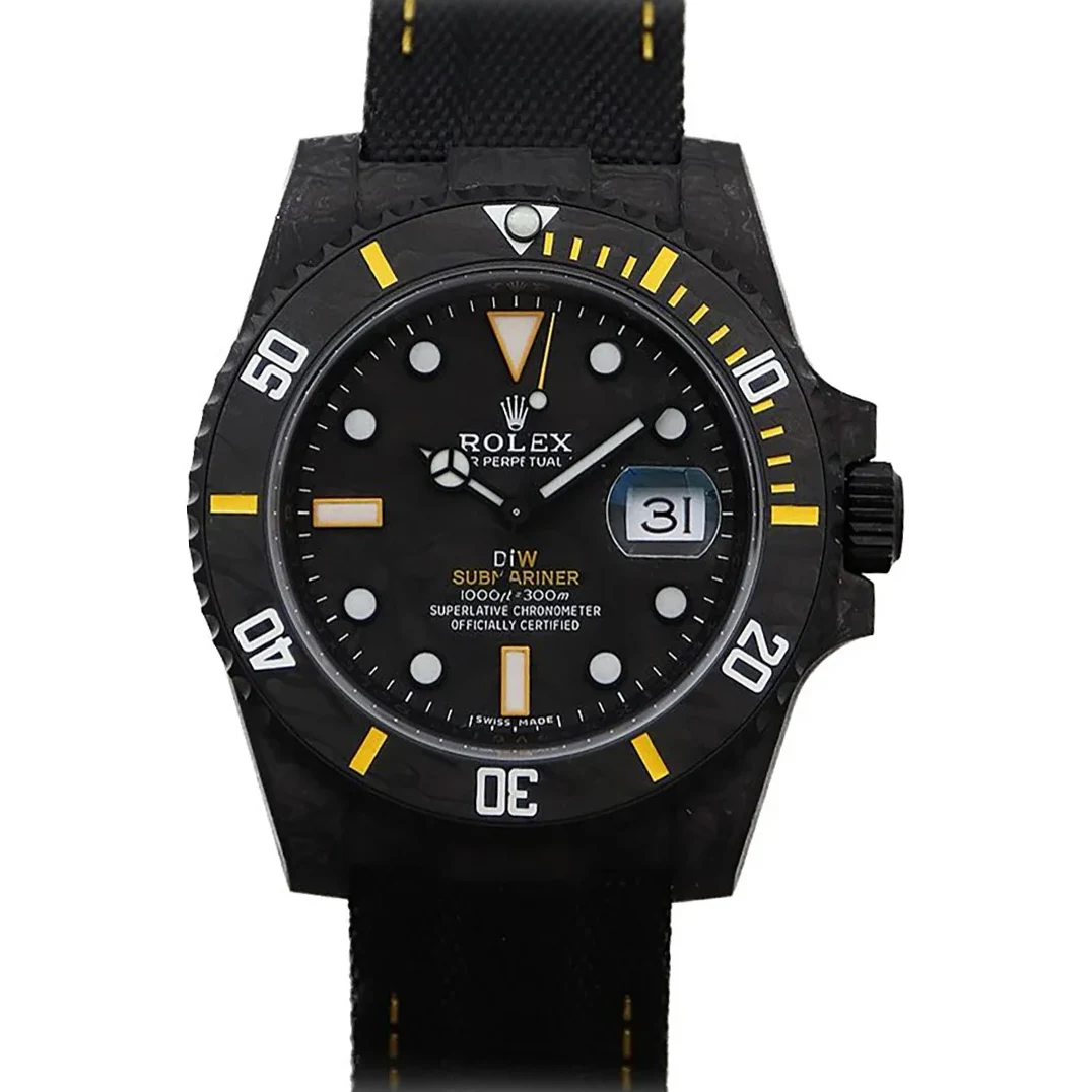 DIW Submariner Carbon Yellow