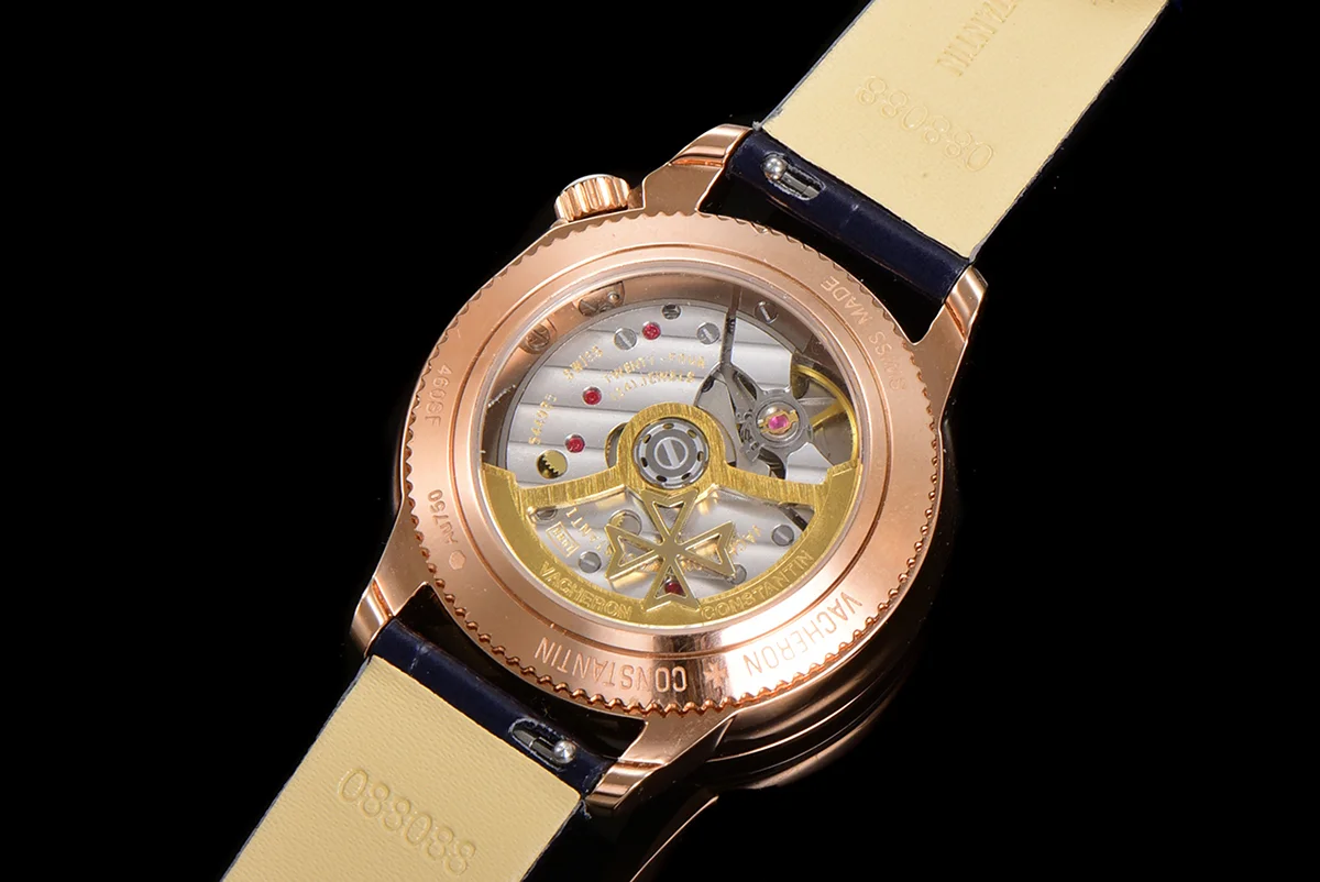 Egerie Moonphase Muse White Dial in Pink Gold