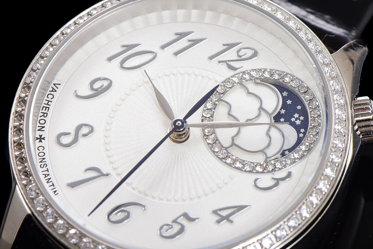 Egerie Moonphase Muse White Dial in Steel