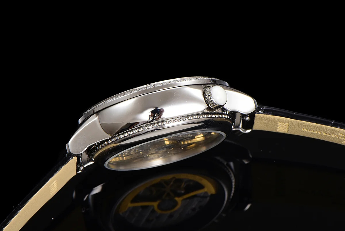 Egerie Moonphase Muse White Dial in Steel
