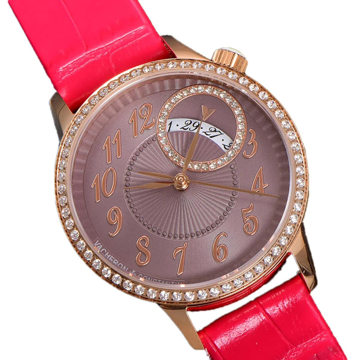 Egerie Muse Brown Dial in Pink Gold