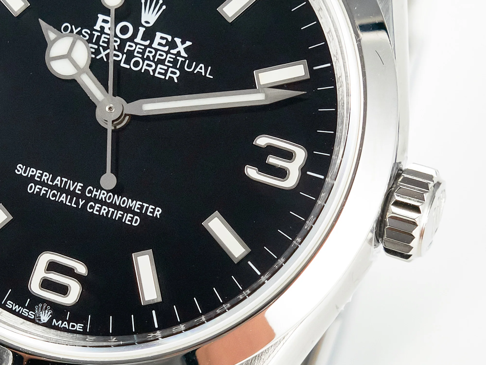 Explorer 36 904L Steel KRF 1:1 Best Edition Black Dial on SS Bracelet A2824 V2