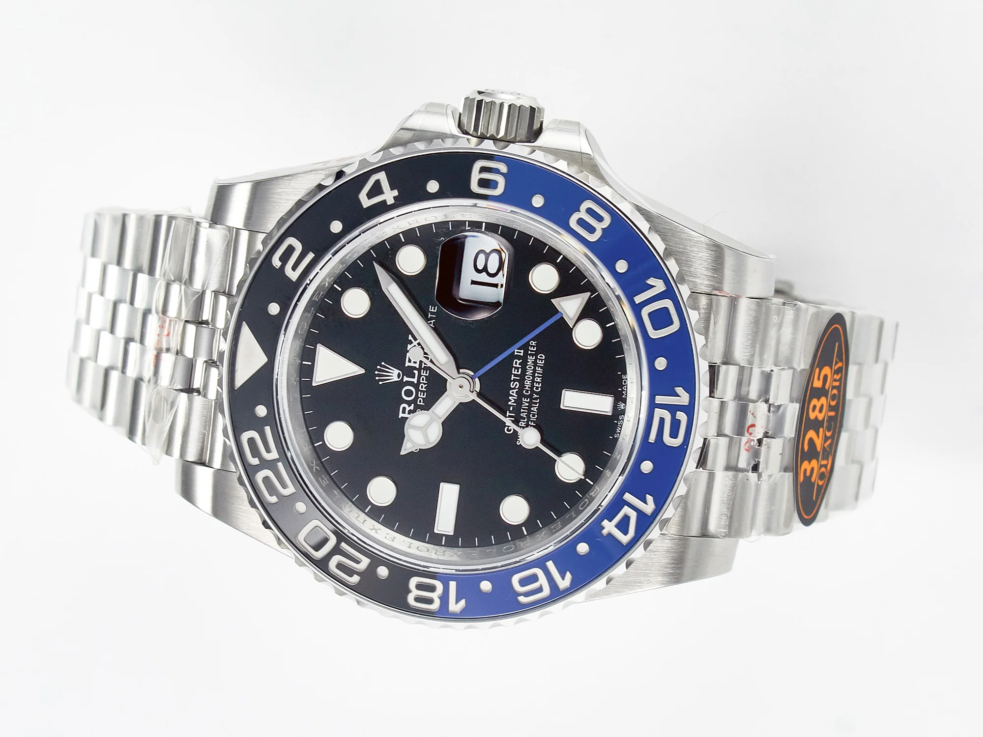 GMT-Master II 126710 BLNR Blue/Black Ceramic QF 1:1 Best Edition on Jubilee Bracelet VR3285 CHS