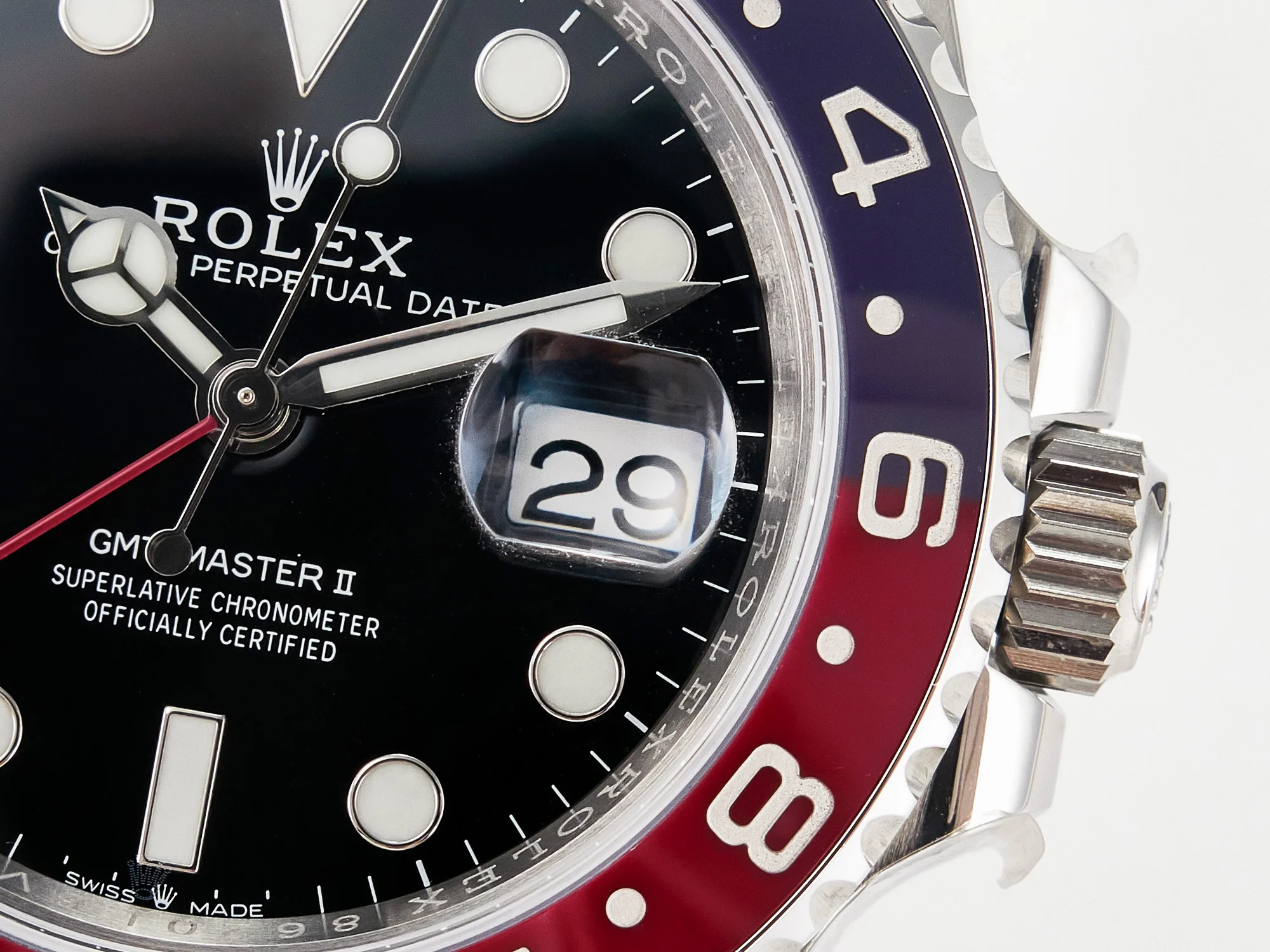 GMT-Master II 126710 BLRO Blue/Red Ceramic 904L ARF 1:1 Best Edition on Jubilee Bracelet SH3285 V3