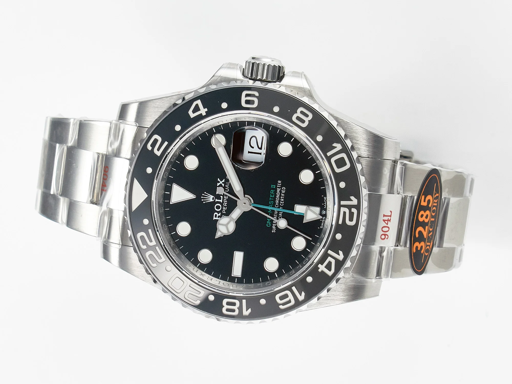 GMT-Master II 126710 GRNR Black/Grey Ceramic QF 1:1 Best Edition on Oyster Bracelet VR3285 CHS