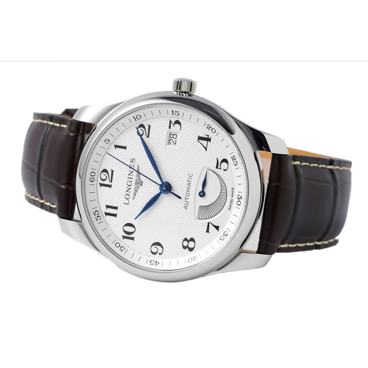 Master Collection White Dial in Steel Ref. L2.908.4.78.3