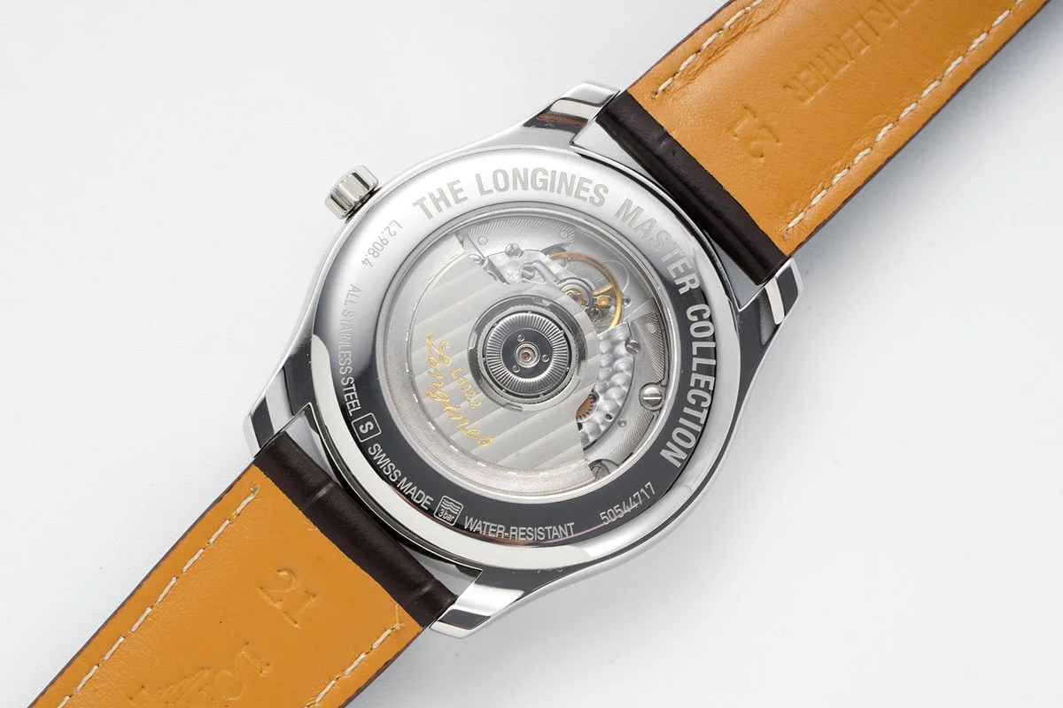 Master Collection White Dial in Steel Ref. L2.908.4.78.3
