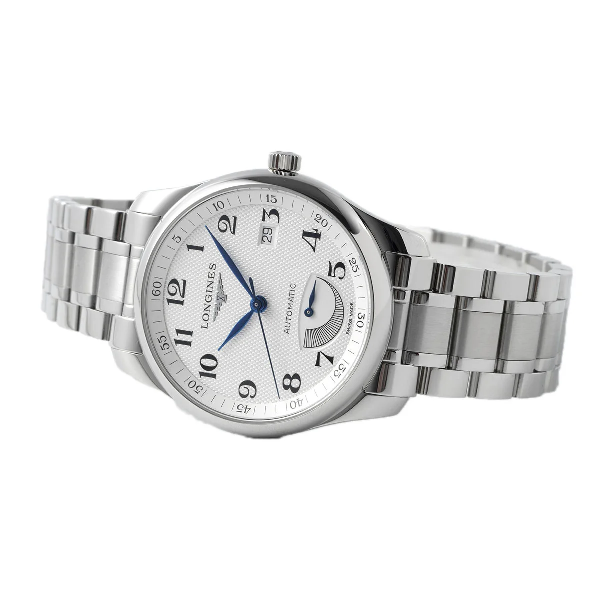 Master Collection White Dial in Steel Ref. L2.908.4.78.6