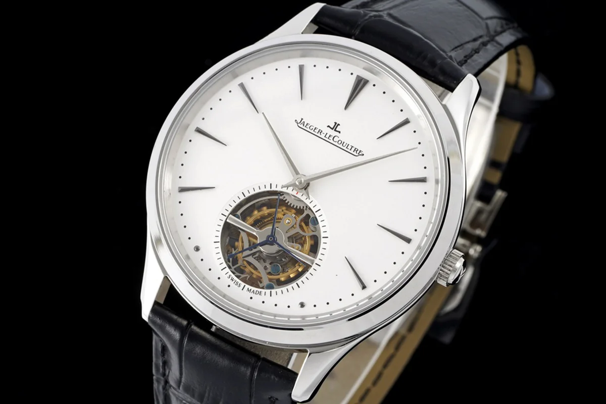 Master Control Tourbillon White Dial in Steel