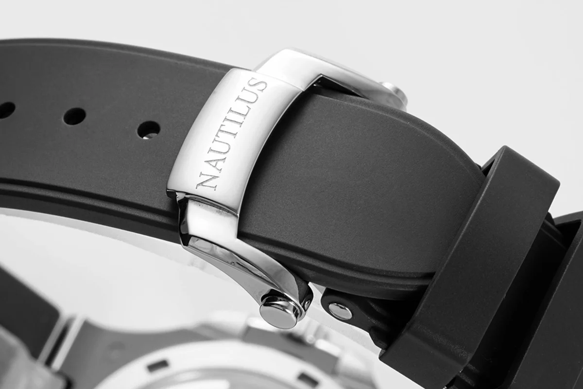 Nautilus 57261A-001 Grey Dial in Rubber Strap