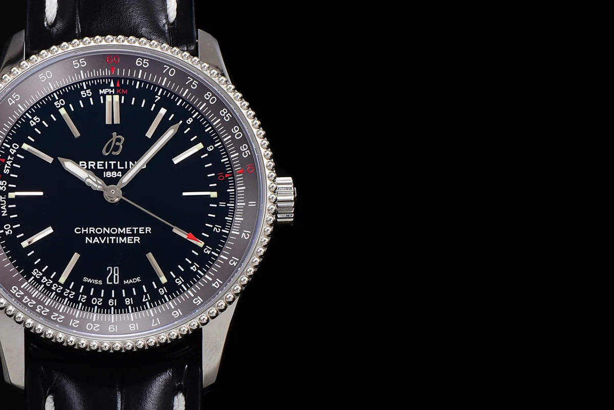 Navitimer Automatic 41 Black Dial in Steel