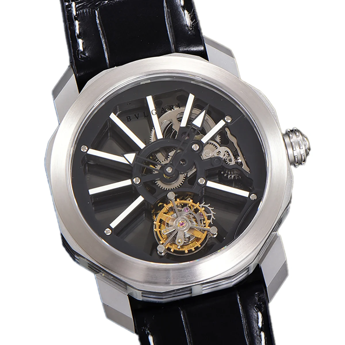 Octo Roma Watch with White Markers