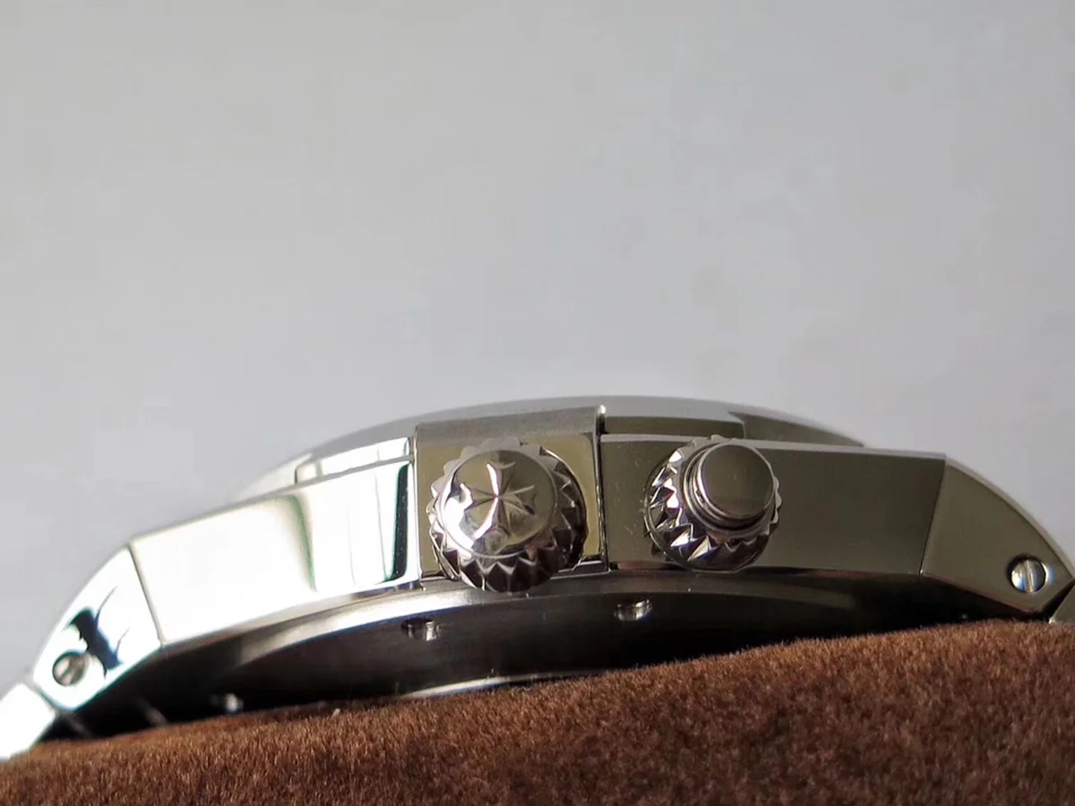 Overseas Dual Time Black Dial in Steel