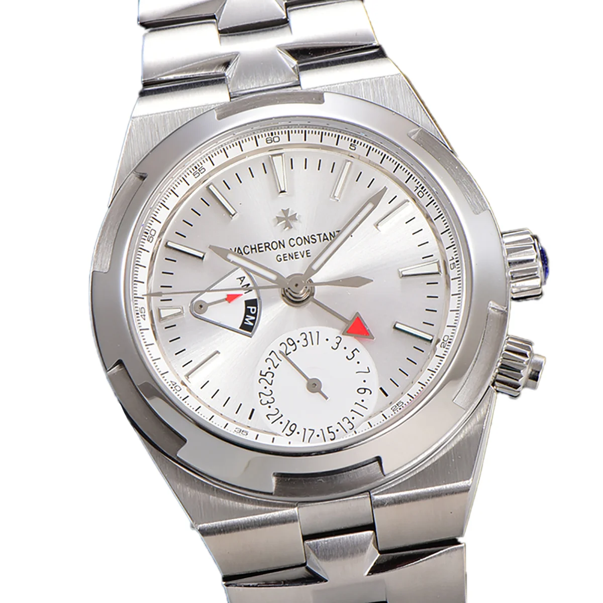 Overseas Dual Time White Dial in Steel Ref. 7900V/110A-B333