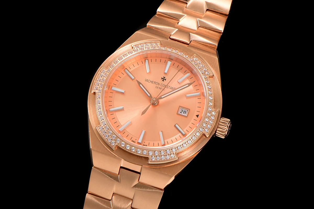 Overseas Pink Dial Ref. 4205 35mm in Rose Gold