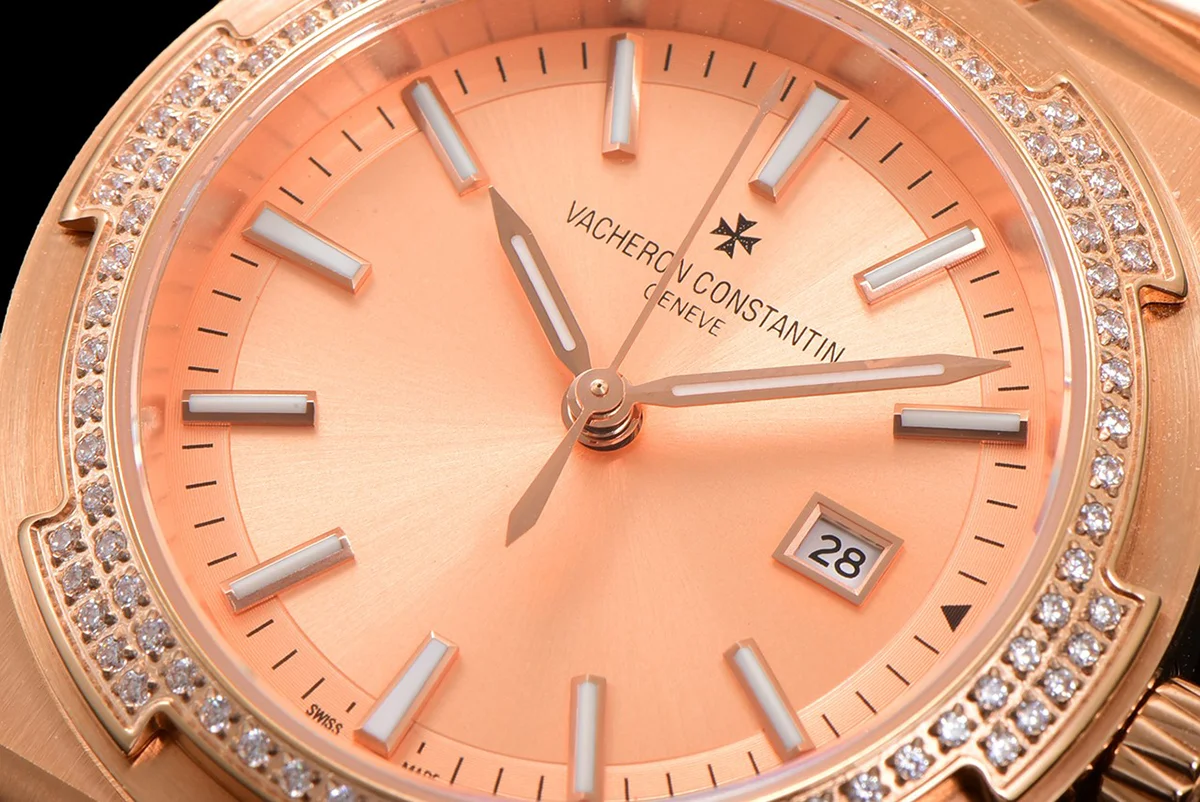 Overseas Pink Dial Ref. 4205 35mm in Rose Gold