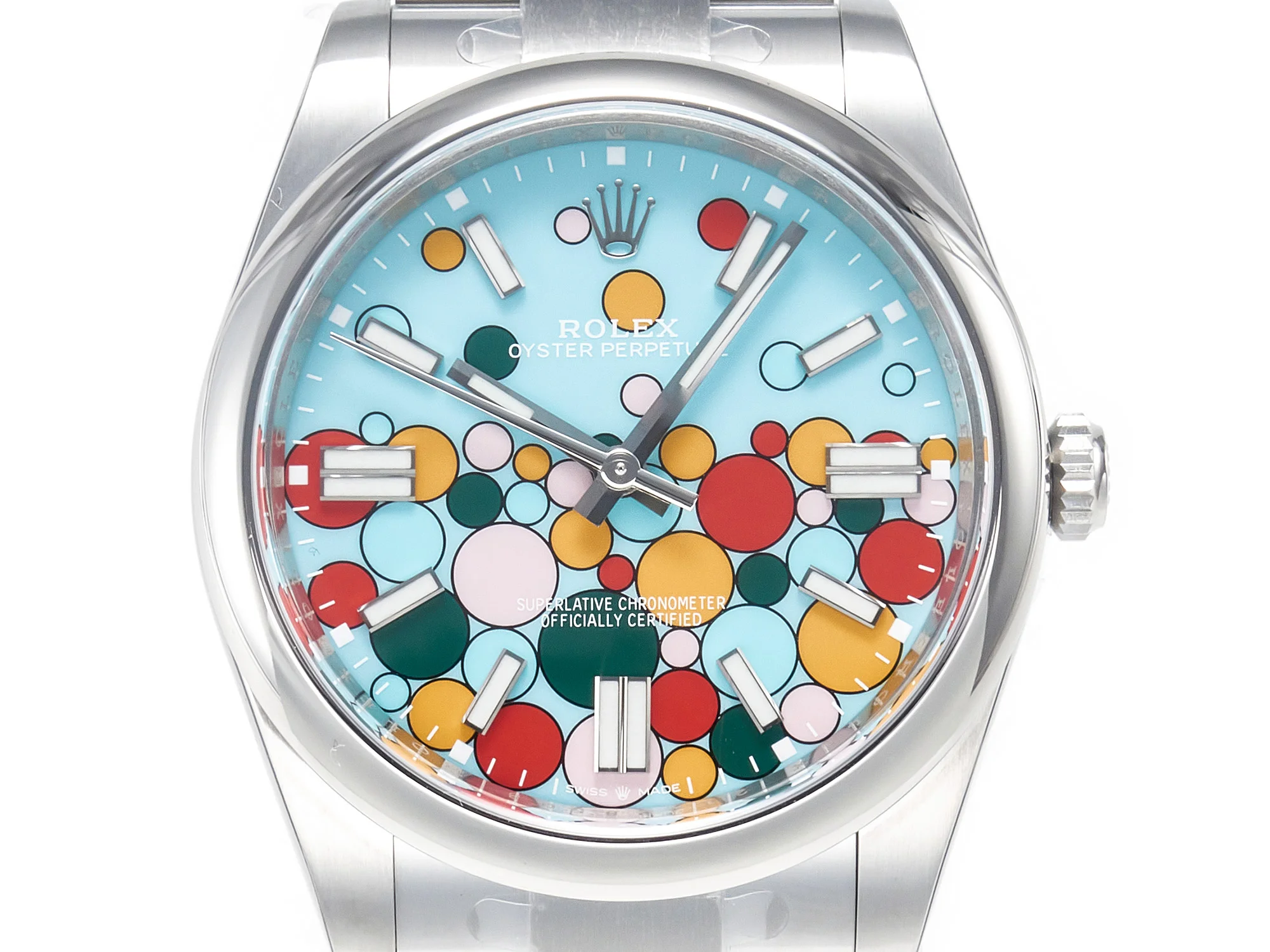 Oyster Perpetual 41mm 124300 Clean 1:1 Best Edition 904L Steel Balloon Dial on SS Bracelet VR3230