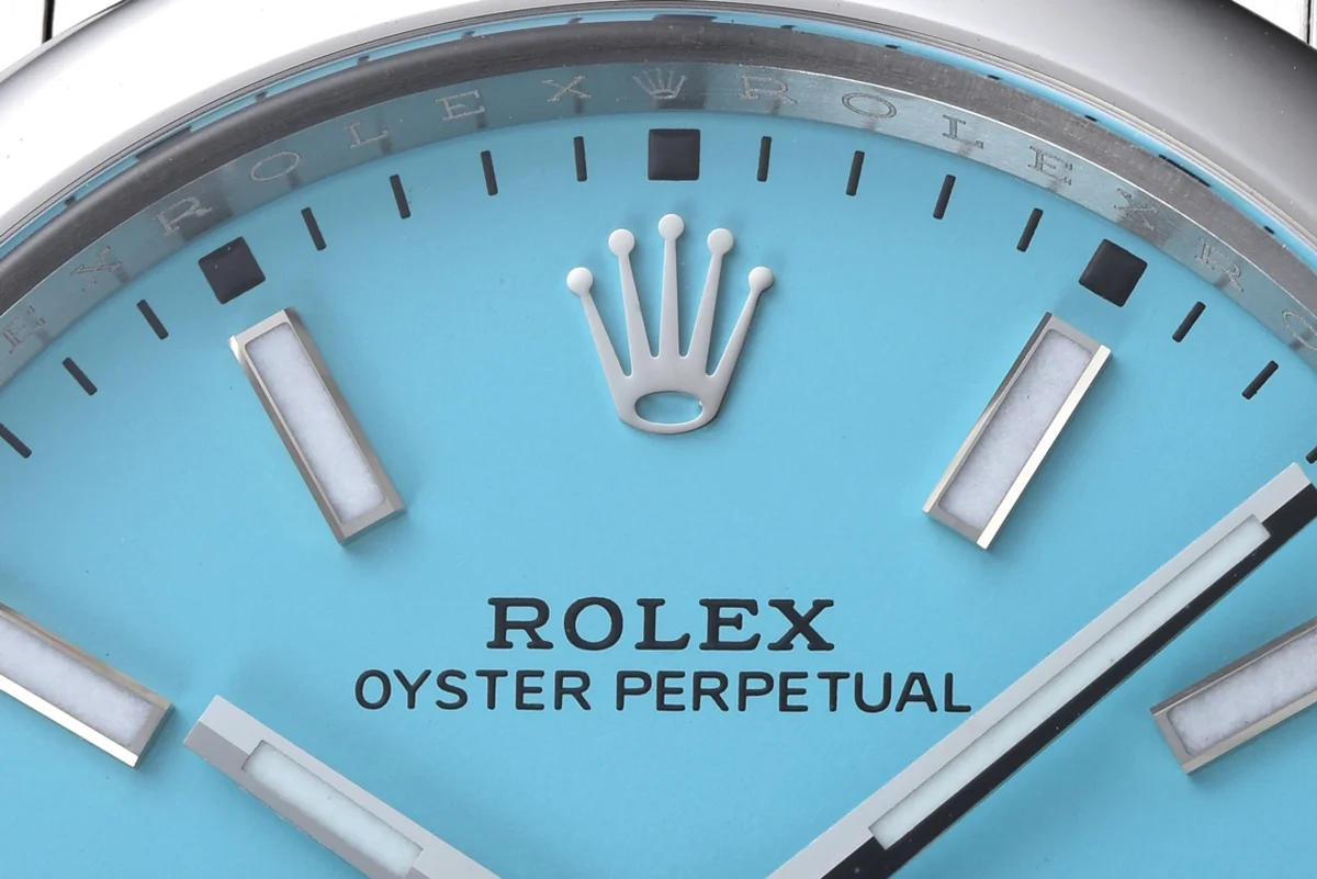 Oyster Perpetual 41mm Turquoise Blue Dial 124300