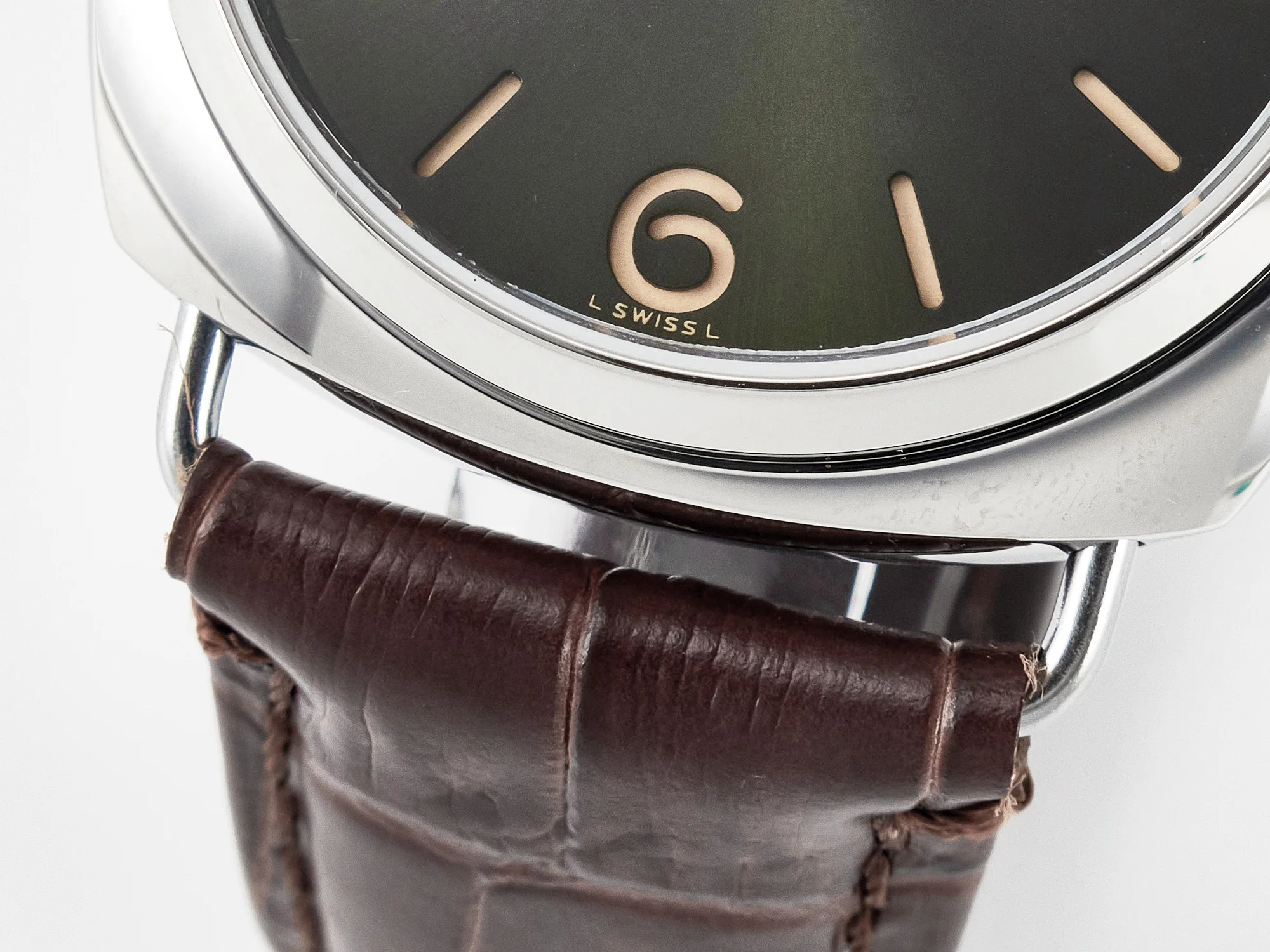 PAM1386 Radiomir 40mm TTF 1:1 Best Edition Green Dial on Brown Leather Strap P900