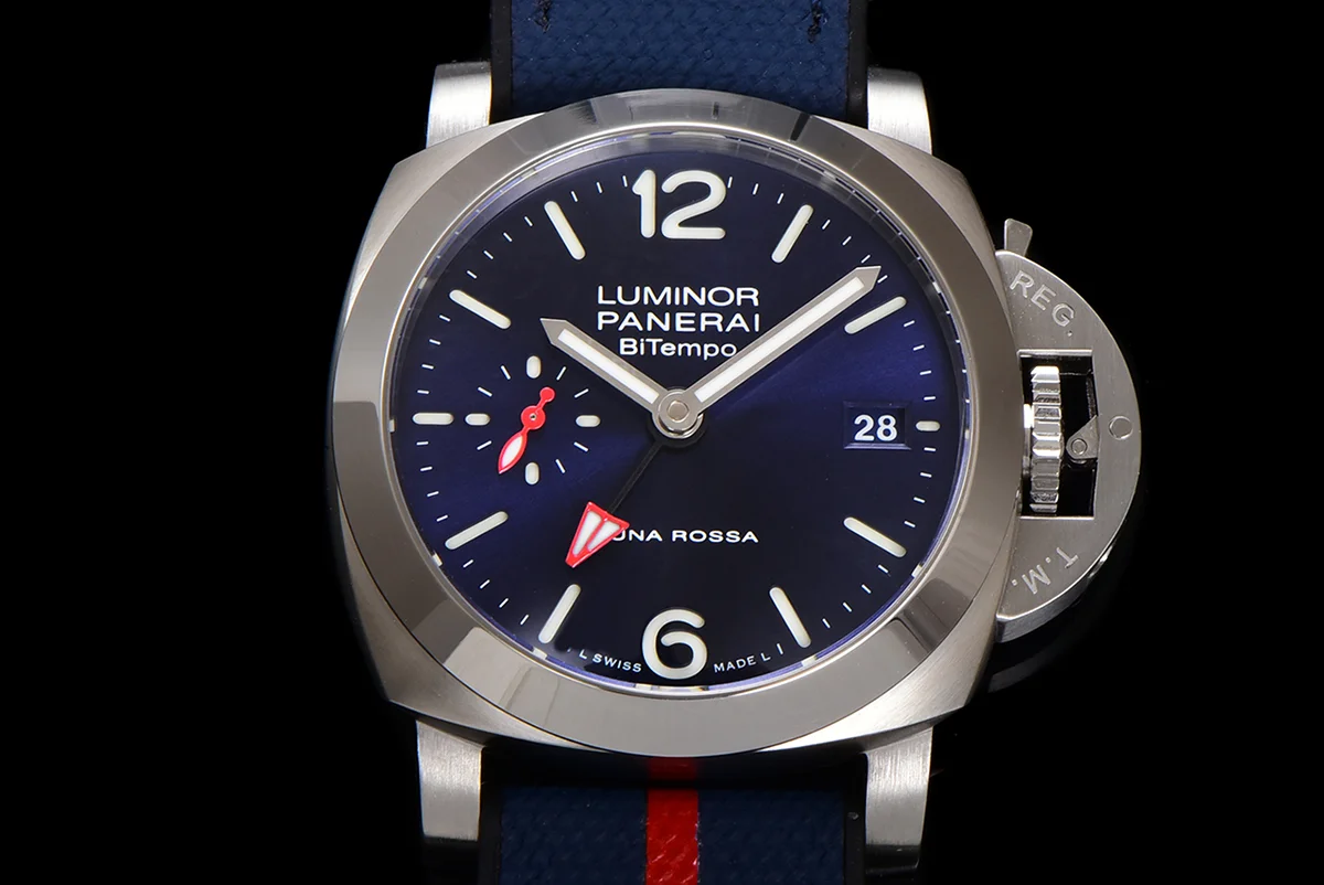 PAM1404 Luminor Quaranta BiTempo Luna Rossa 40mm