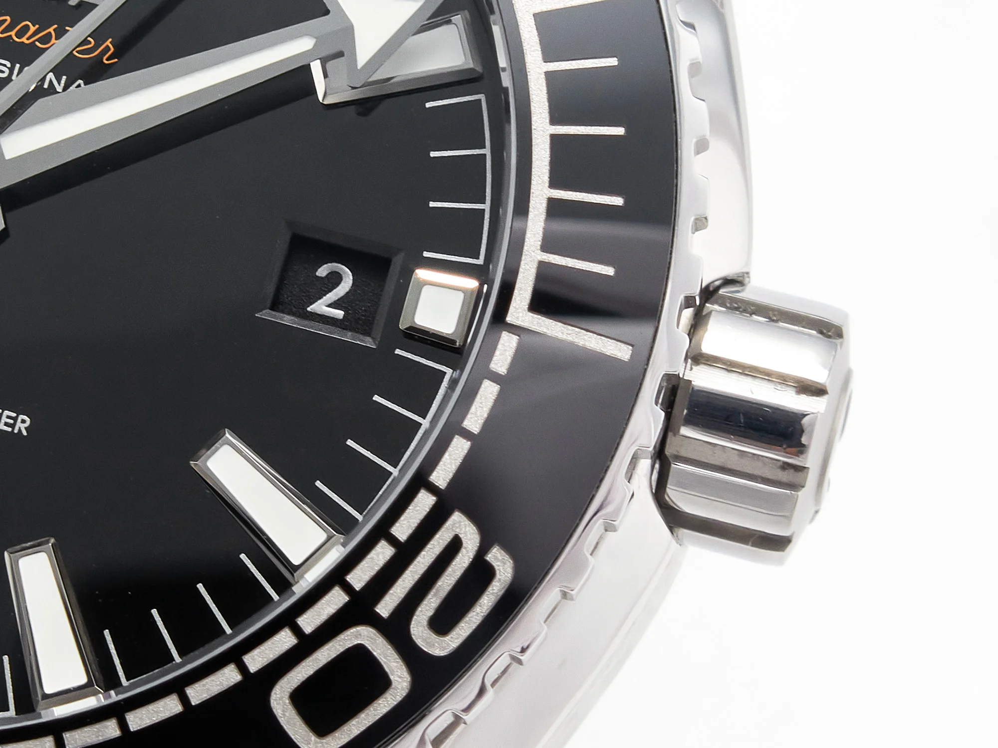 Planet Ocean 600M 39.5mm VSF 1:1 Best Edition Black Dial Black Ceramic Bezel on SS Bracelet A8800