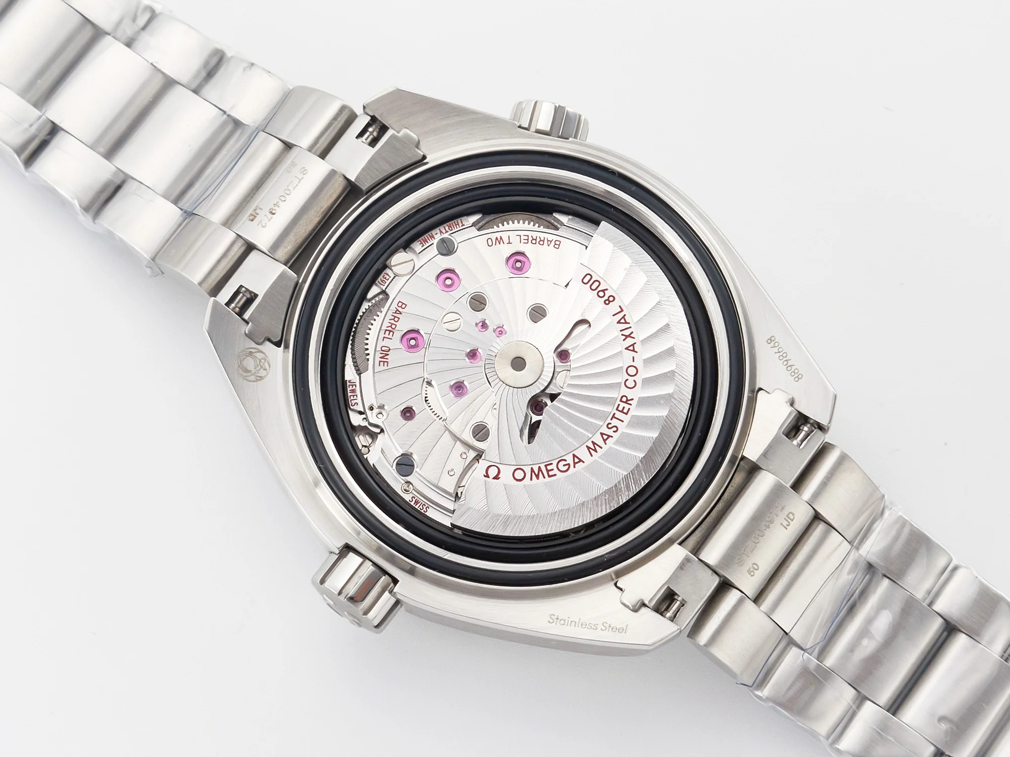 Planet Ocean 600M 39.5mm VSF 1:1 Best Edition Black Dial Black Ceramic Bezel on SS Bracelet A8800