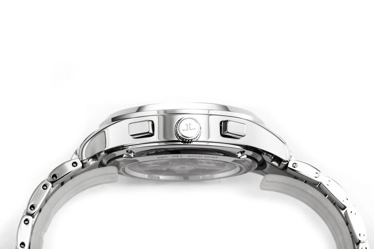 Polaris Chronograph Black Dial on Bracelet