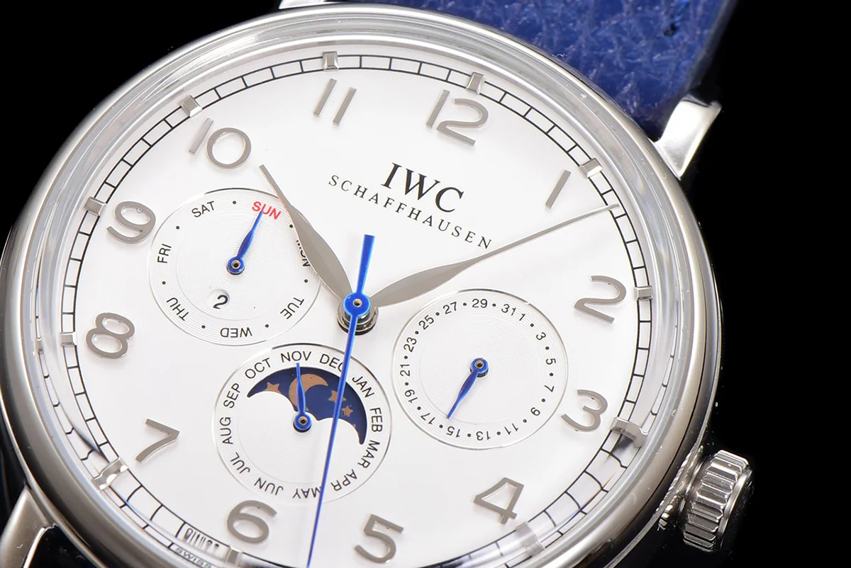Portofino Perpetual Calendar IW3446 White Dial in Steel