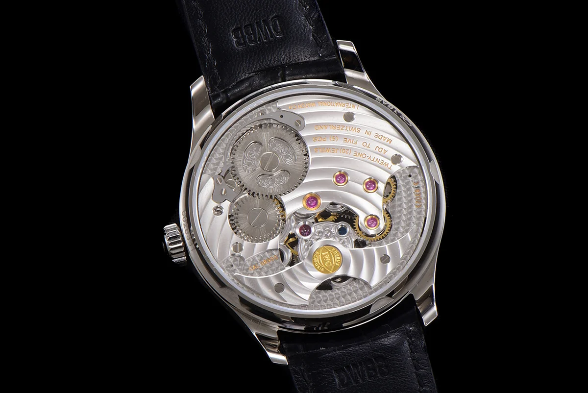 Portugese Tourbillon Black Dial on Steel