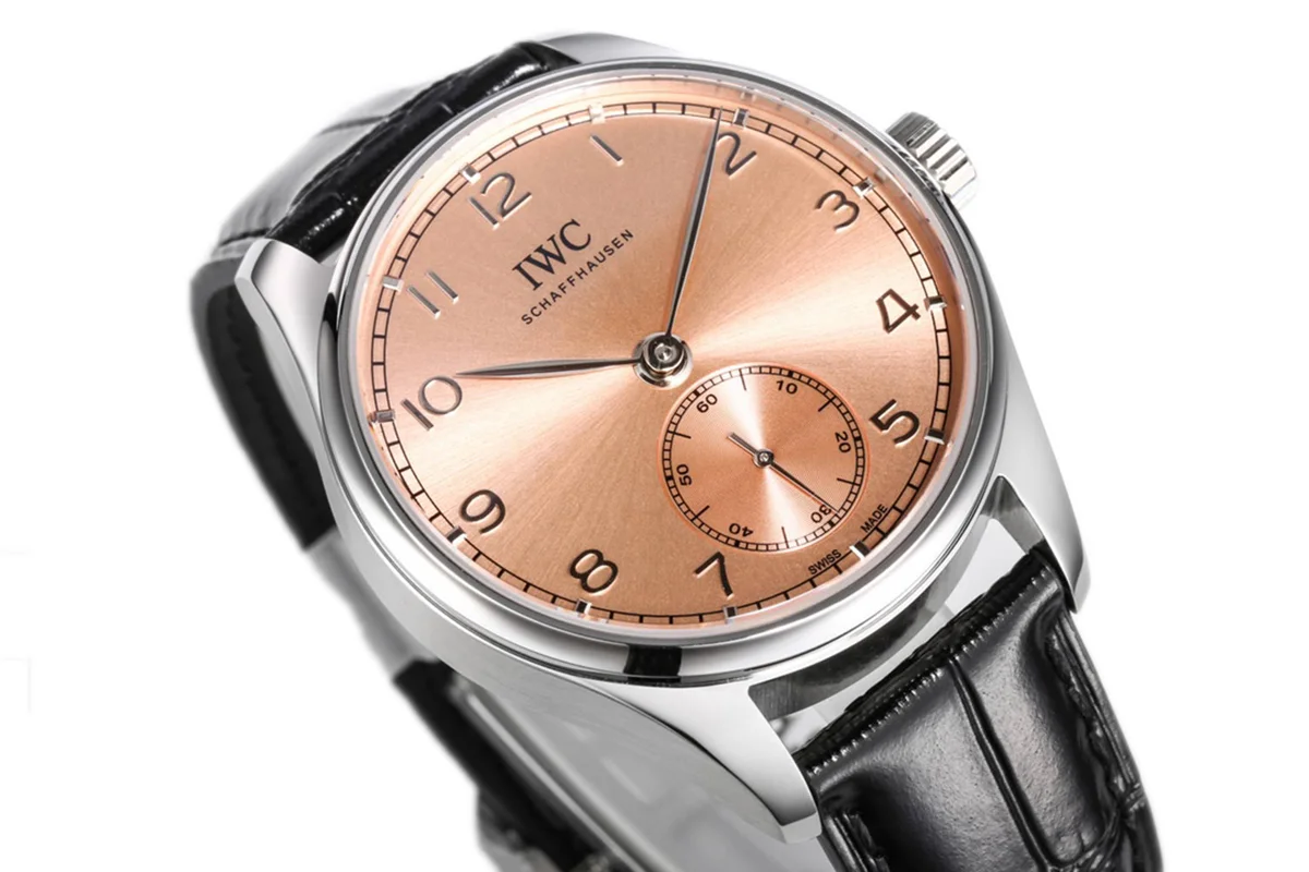 Portugieser Automatic 40 IW358313 Pink Dial in Steel