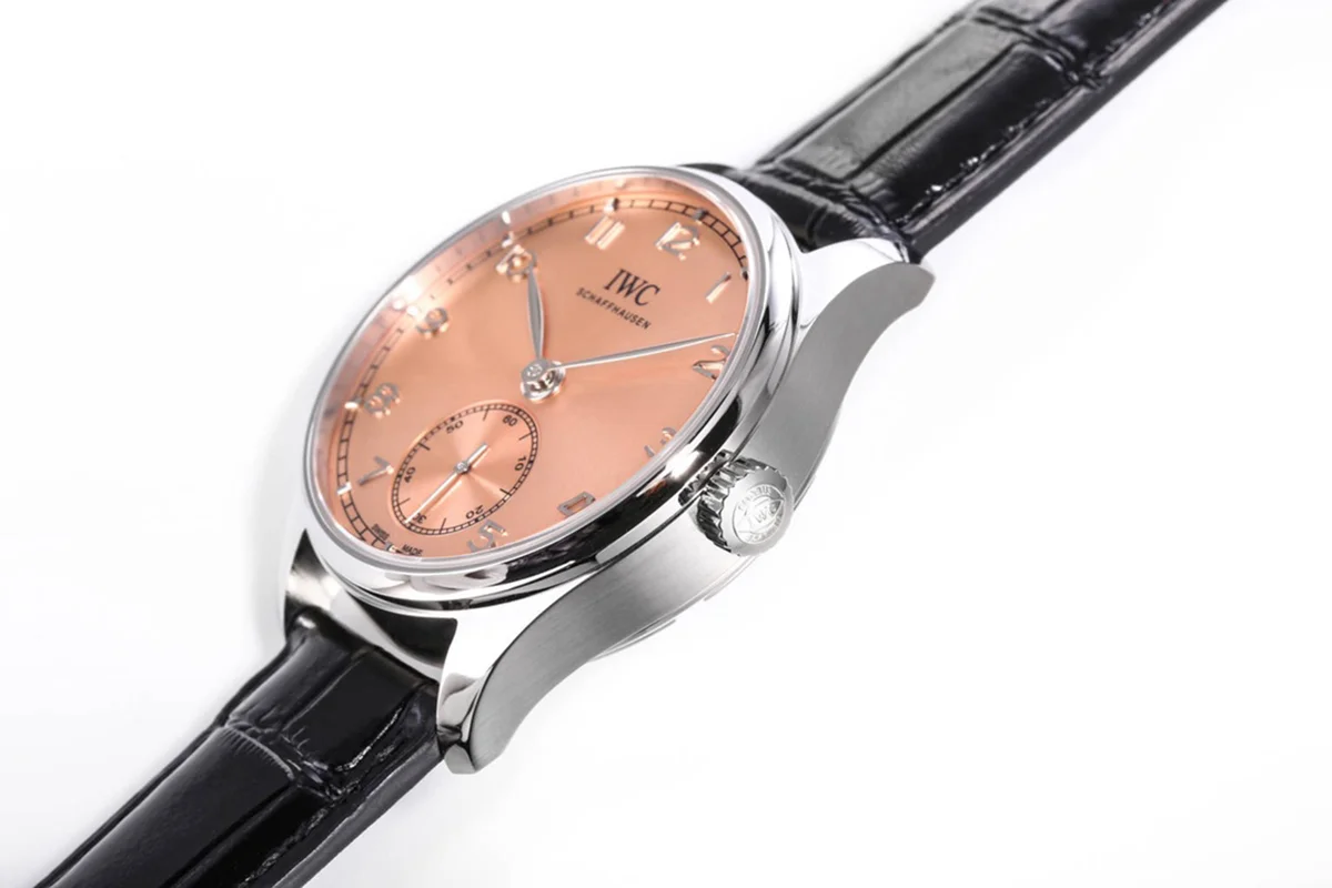 Portugieser Automatic 40 IW358313 Pink Dial in Steel