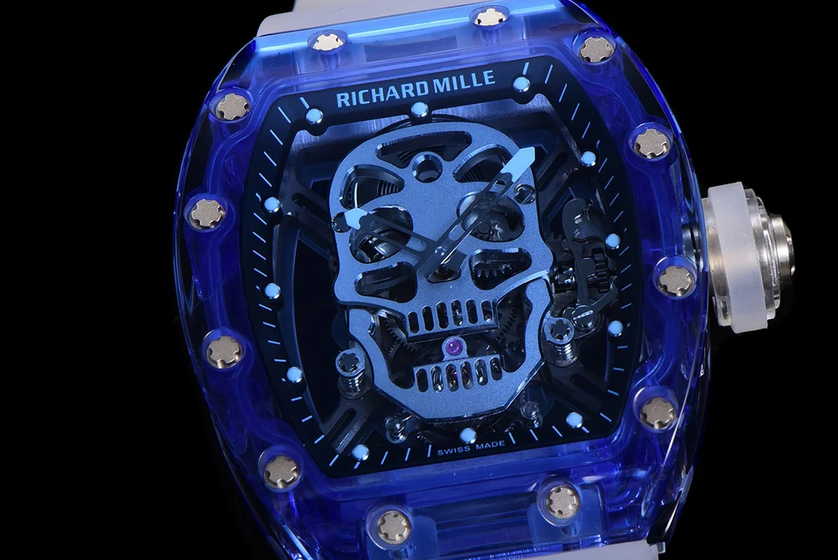 RM 027-01 Tourbillon Blue Sapphire Skull