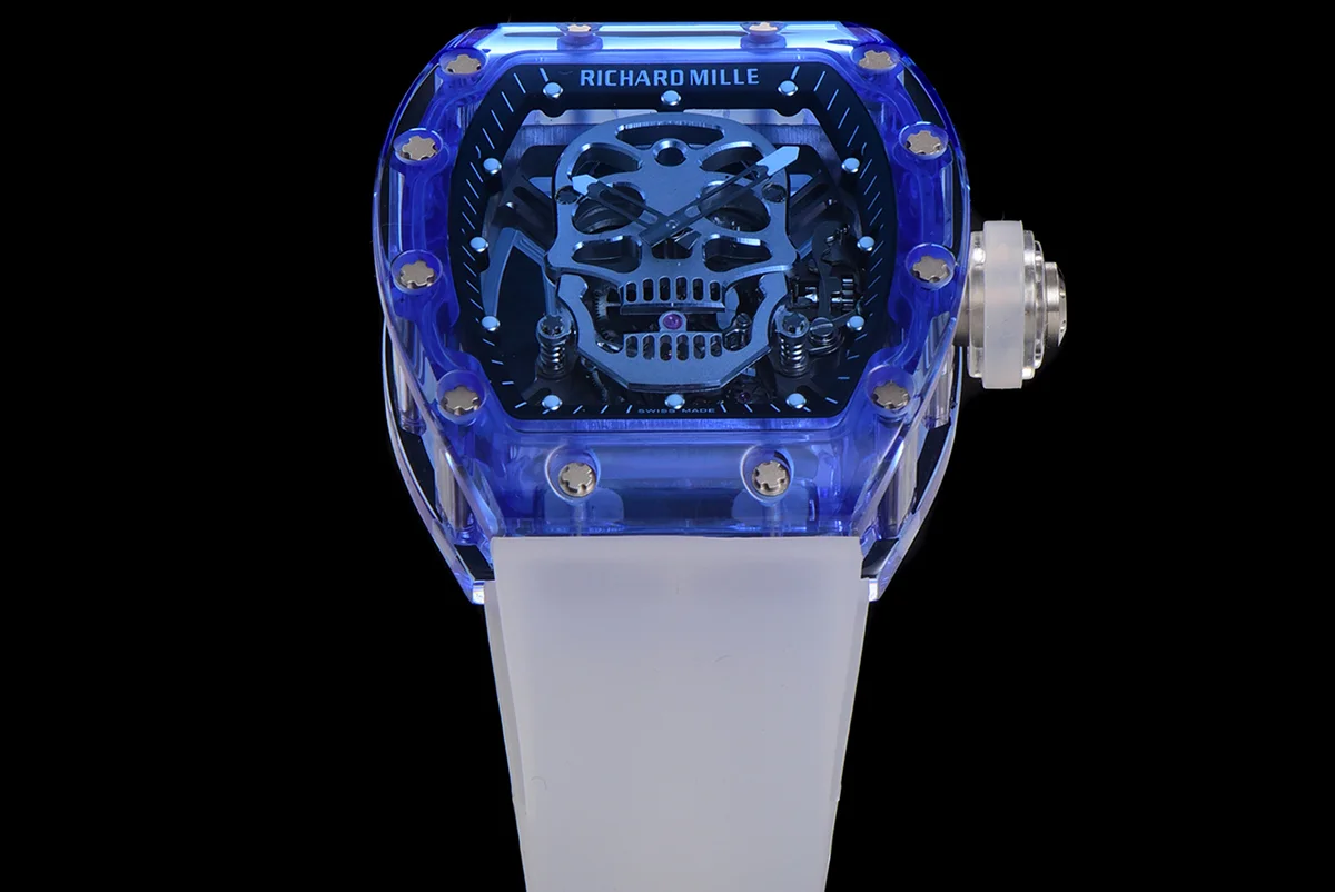 RM 027-01 Tourbillon Blue Sapphire Skull