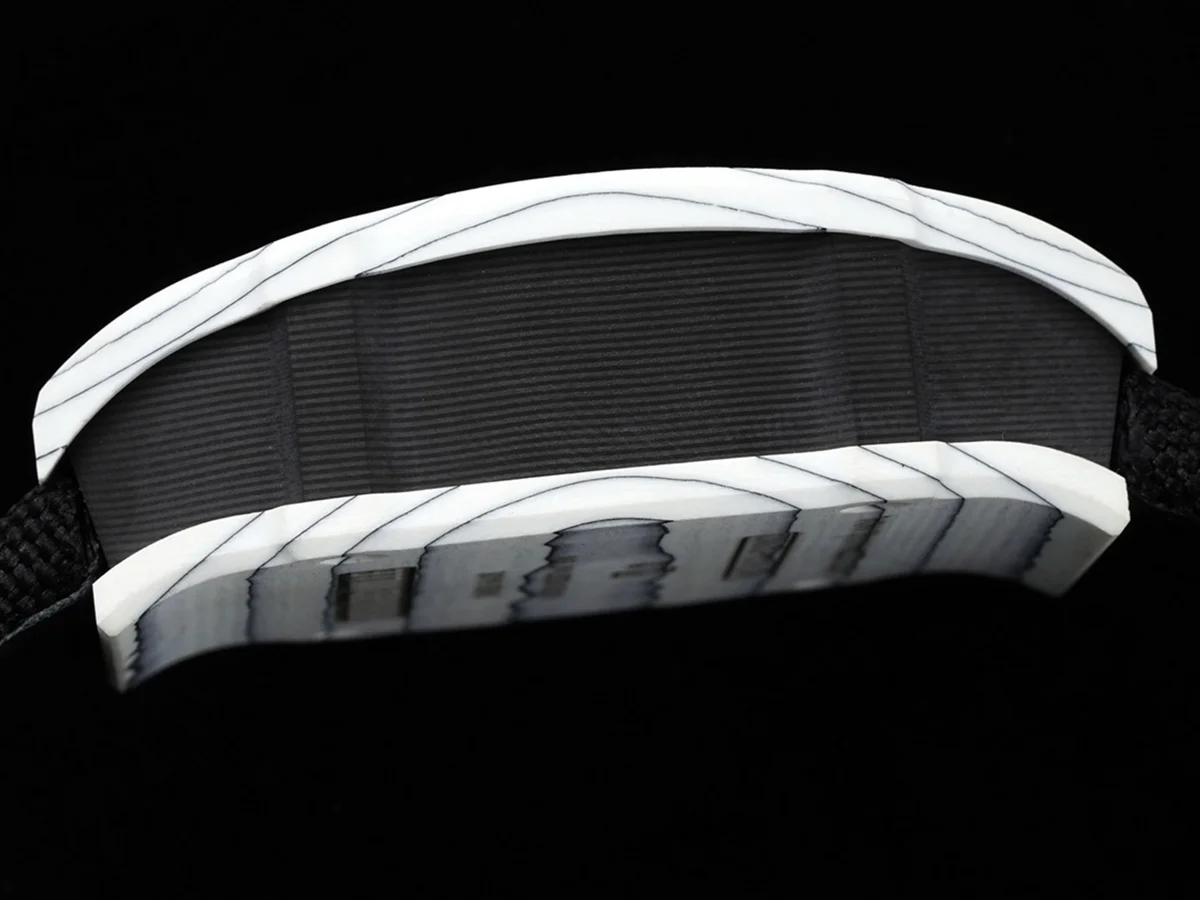RM 027-02 Tourbillon Rafael Nadal White NTPT on Black Nylon Strap