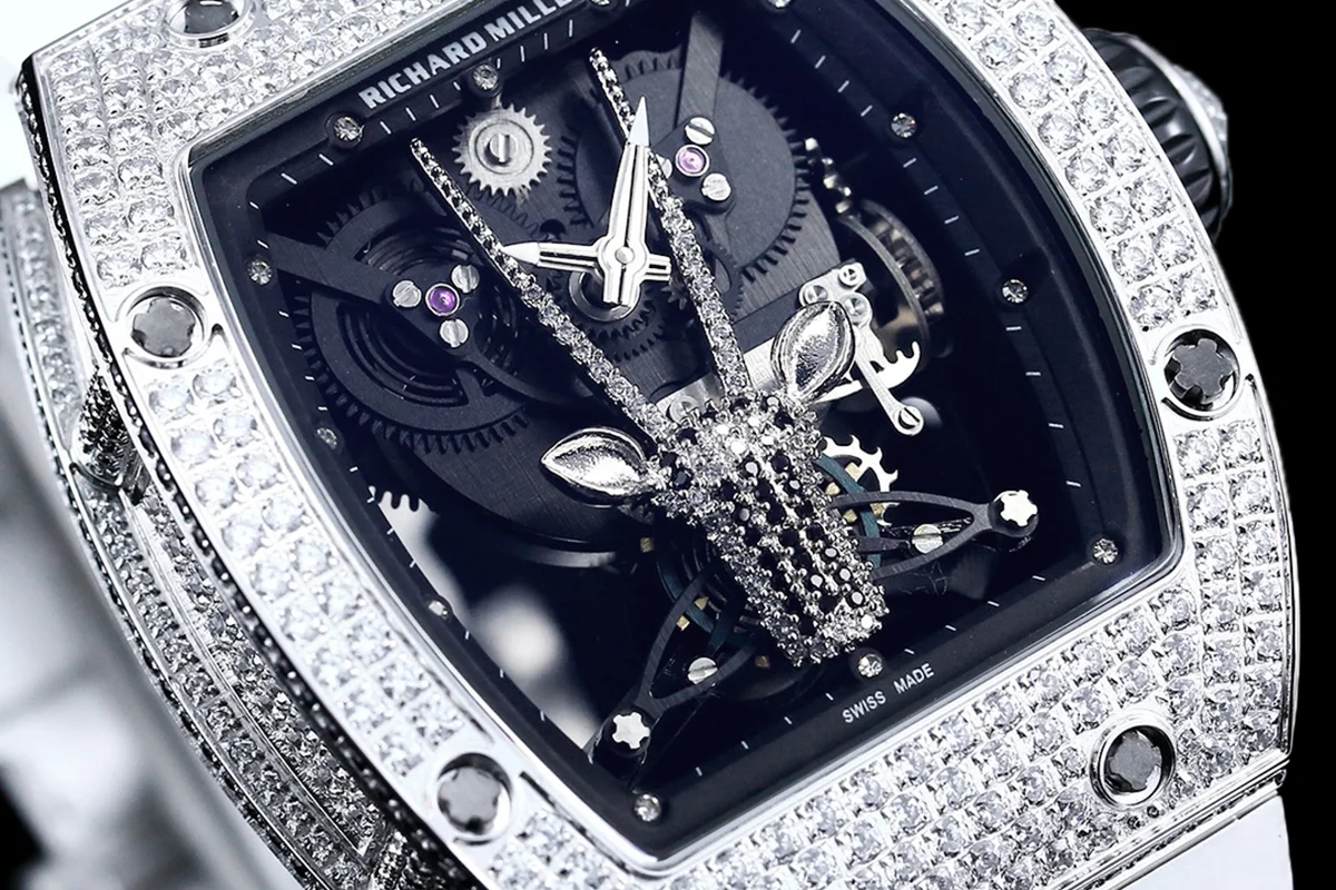 RM 51-05 Oryx Tourbillon in Steel with Diamond Bezel