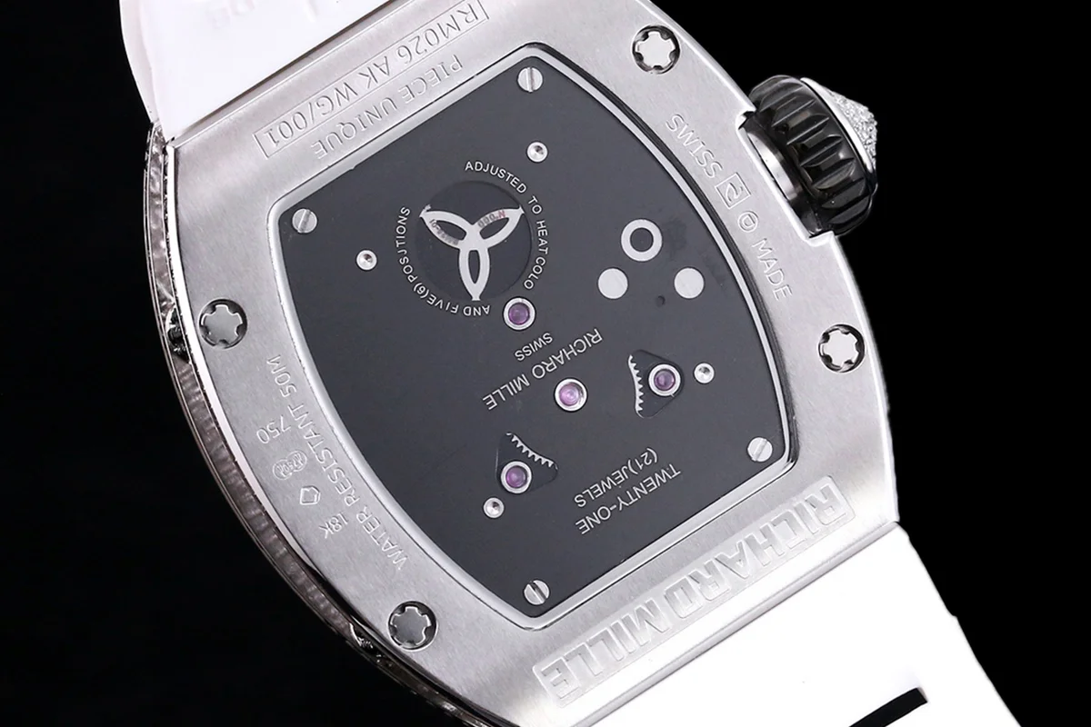 RM026-01 Tourbillon Panda in White Gold with Diamond Bezel
