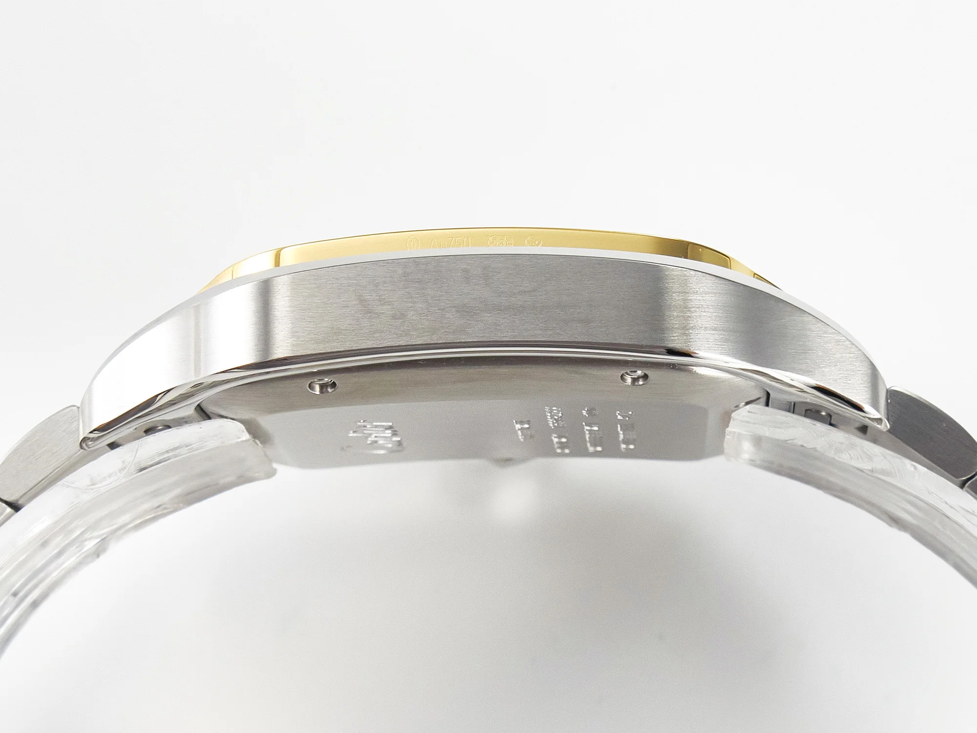 Santos de Cartier 40mm 2018 BVF 1:1 Best Edition YG Bezel White Dial on SS SmartLinks Bracelet MIYOTA 9015