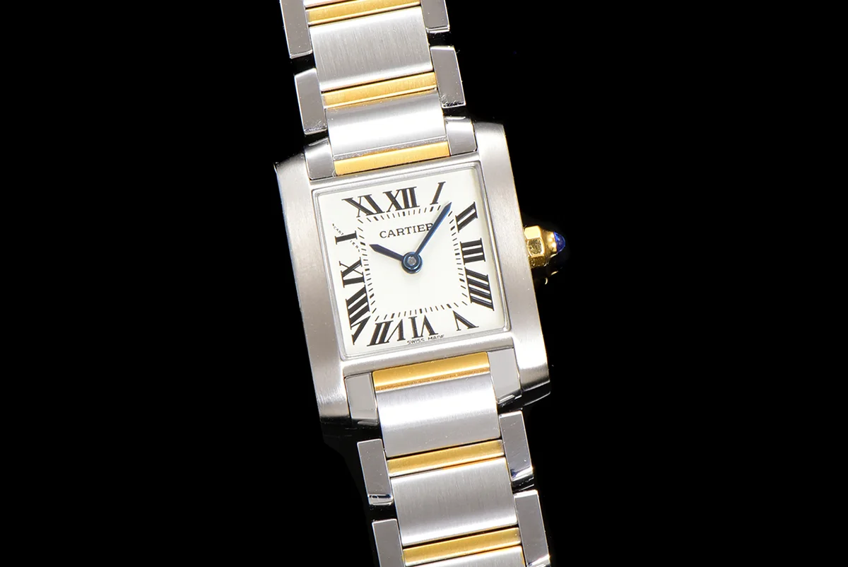 Tank Francaise Watch Small Steel/Yellow Gold