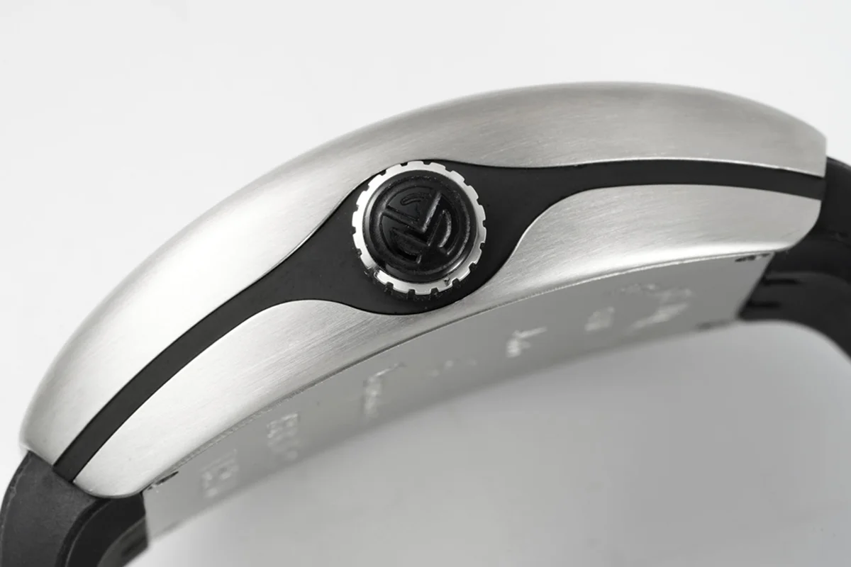 Vanguard Black Dial with Red Markers V 45