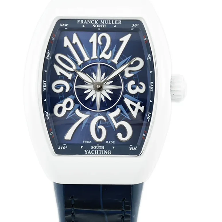 Vanguard Moonphase V32 Blue Dial in Ceramic on Blue Strap