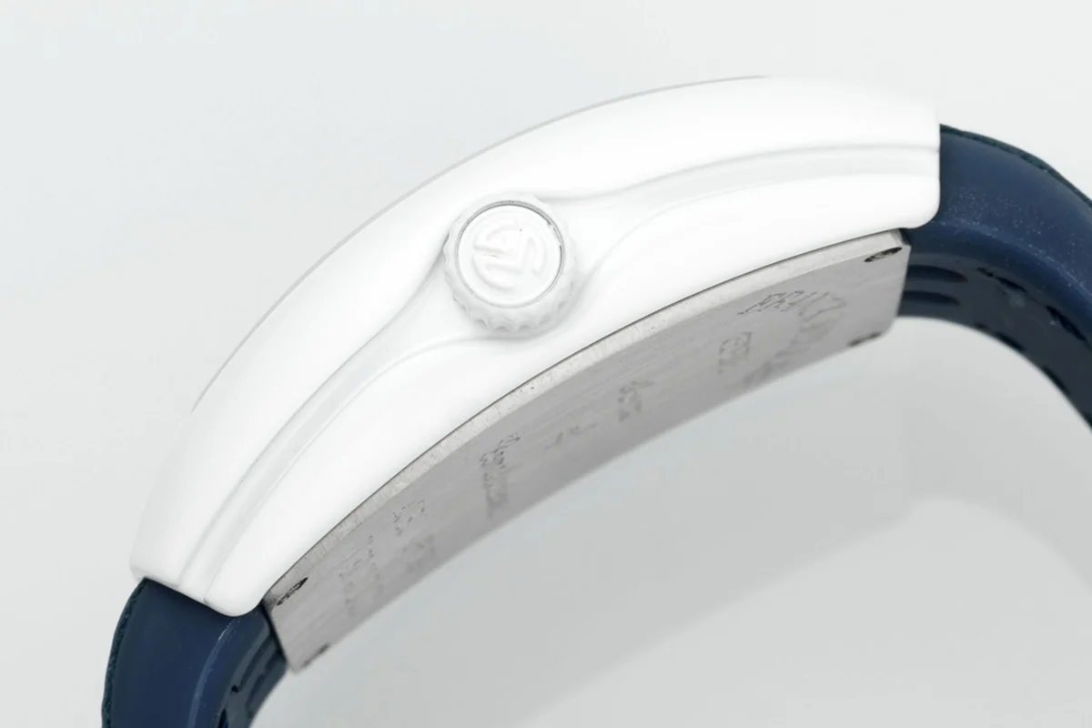 Vanguard Moonphase V32 Blue Dial in Ceramic on Blue Strap