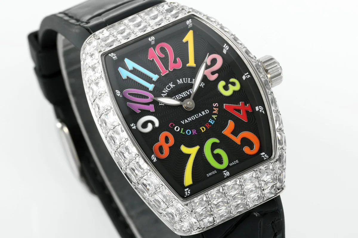Vanguard V32 Black Dial with Colourful Markers